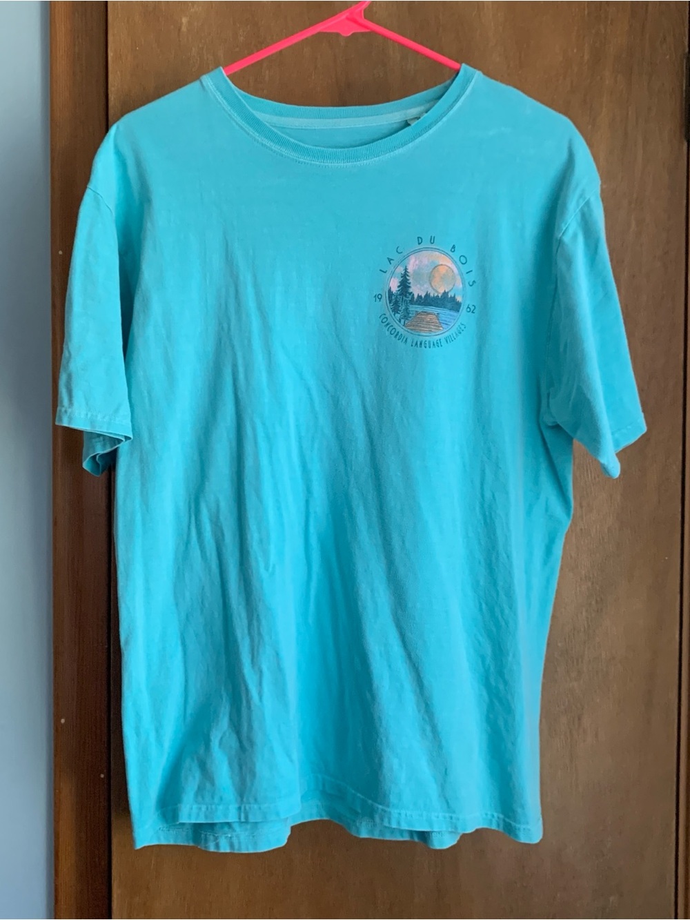 Lac Du Bois Turquoise Graphic Cotton Tee